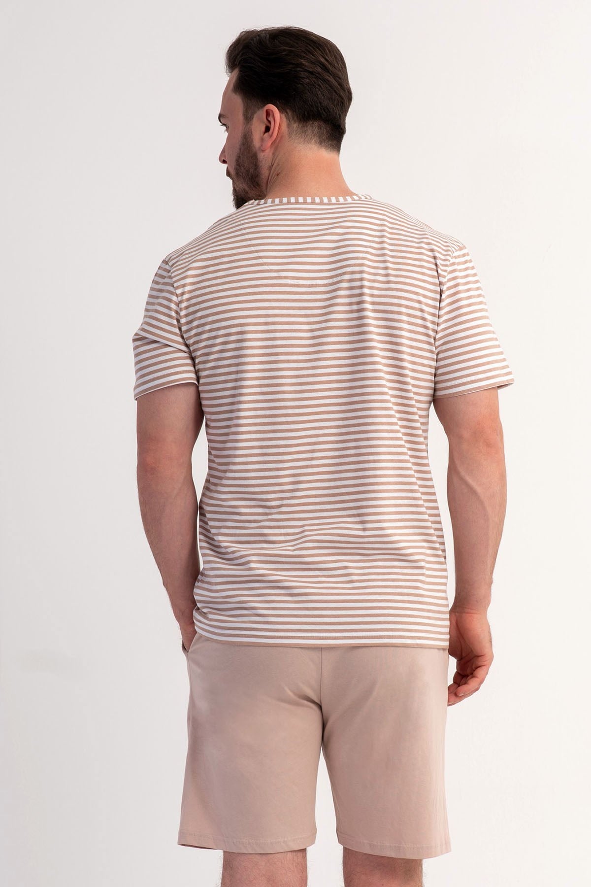 Vienetta 6010601967 Erkek Kısa Kol Şortlu Pijama Takımı