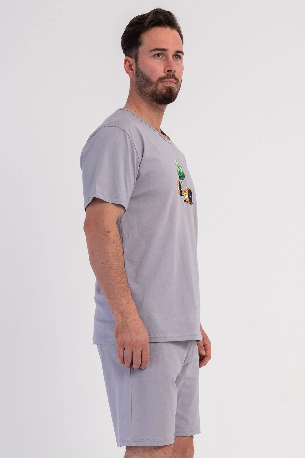 Vienetta 6011320000 Erkek Kısa Kol Şortlu Pijama Takımı