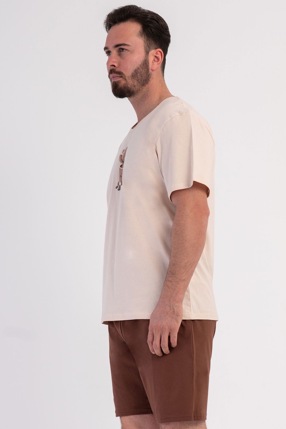 Vienetta 6011480000 Erkek Kısa Kol Şortlu Pijama Takımı