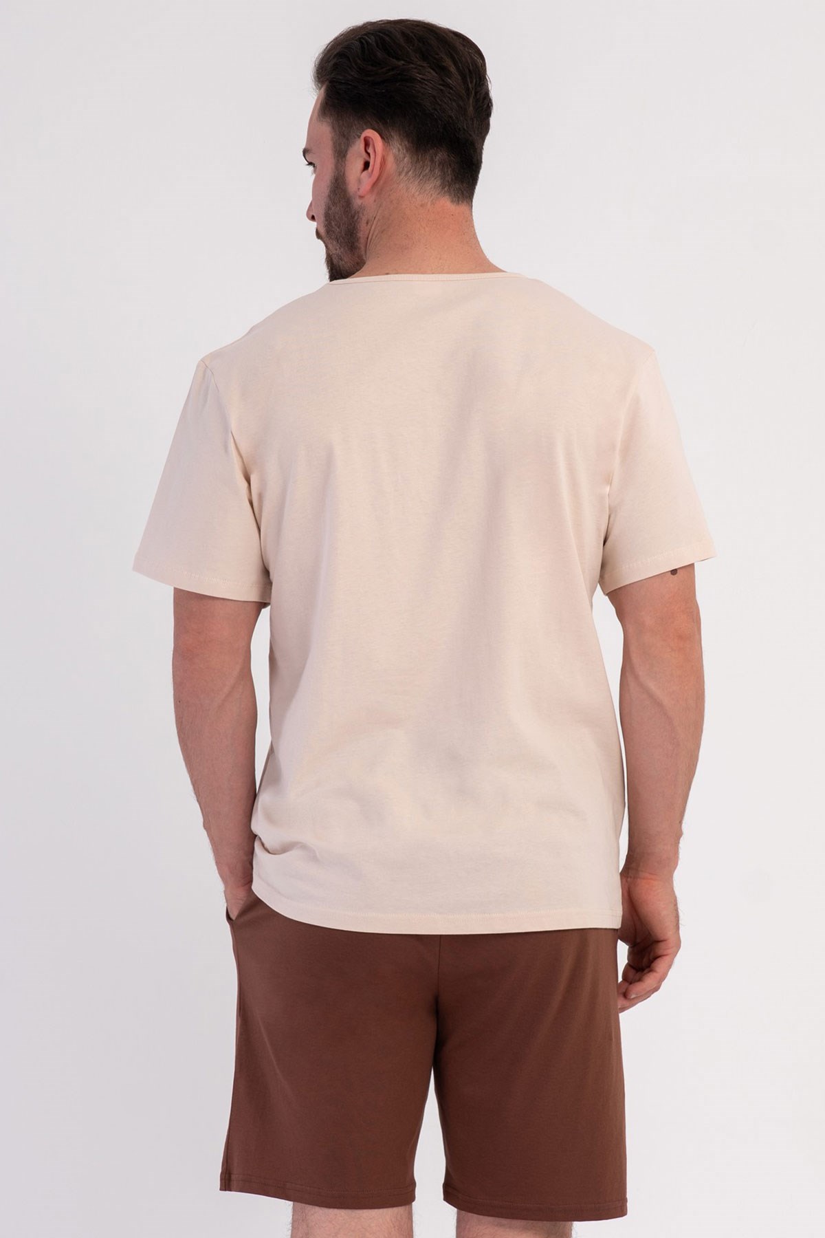 Vienetta 6011480000 Erkek Kısa Kol Şortlu Pijama Takımı