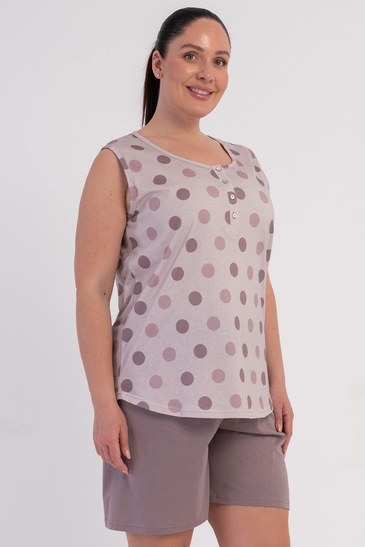 Vienetta 6020057346 Kadın B.B.Kalın Askılı Şortlu Pijama Takımı
