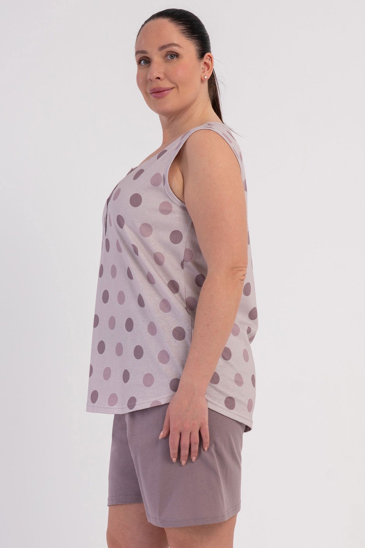 Vienetta 6020057346 Kadın B.B.Kalın Askılı Şortlu Pijama Takımı