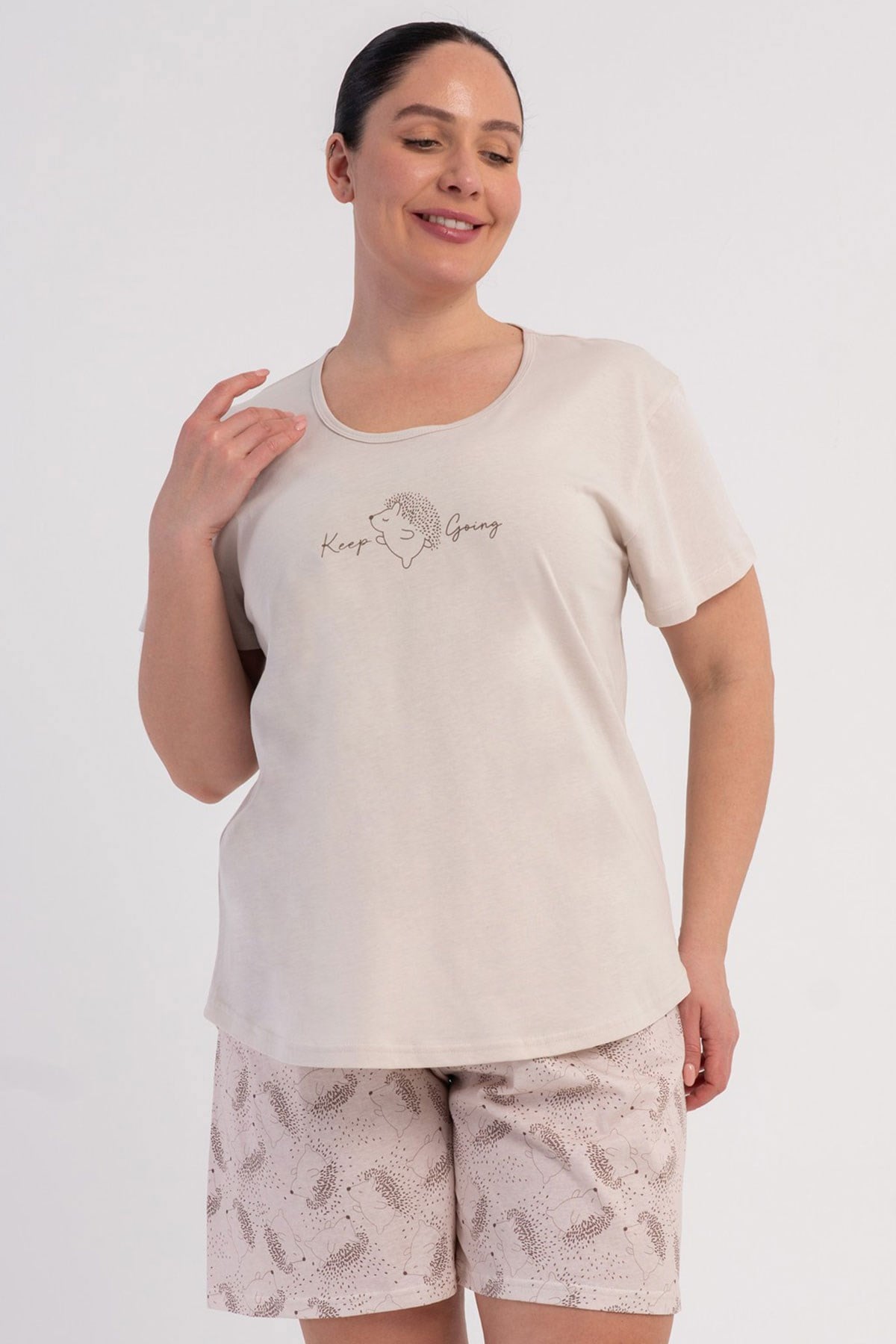 Vienetta 6020143753 Kadın B.B.Kısa Kol Şortlu Pijama Takımı