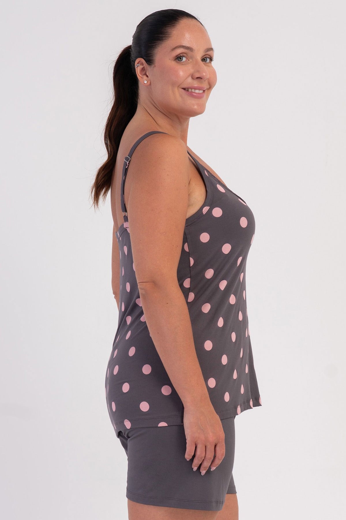 Vienetta 6040031142 Kadın B.B.İp Askılı Şortlu Pijama Takımı