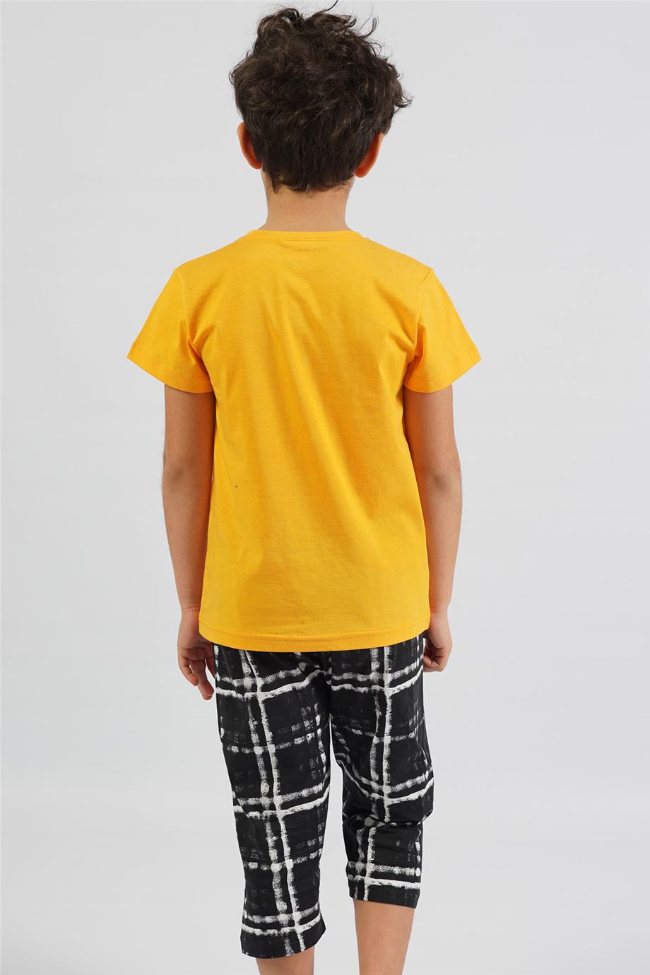 Vienetta Erkek Çocuk Kısa Kollu Caprı Pijama Takımı