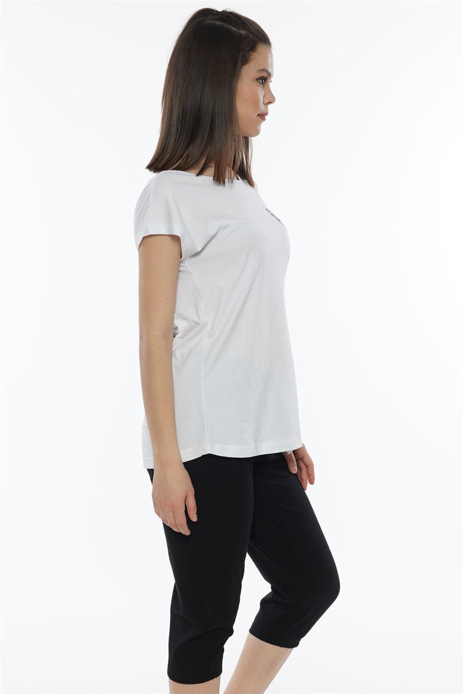 Vienetta Kadın Kısa Kollu Caprı Pijama Takımı