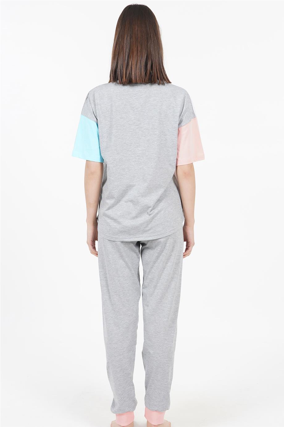 Vienetta Kadın Kısa Kollu Pijama Takımı