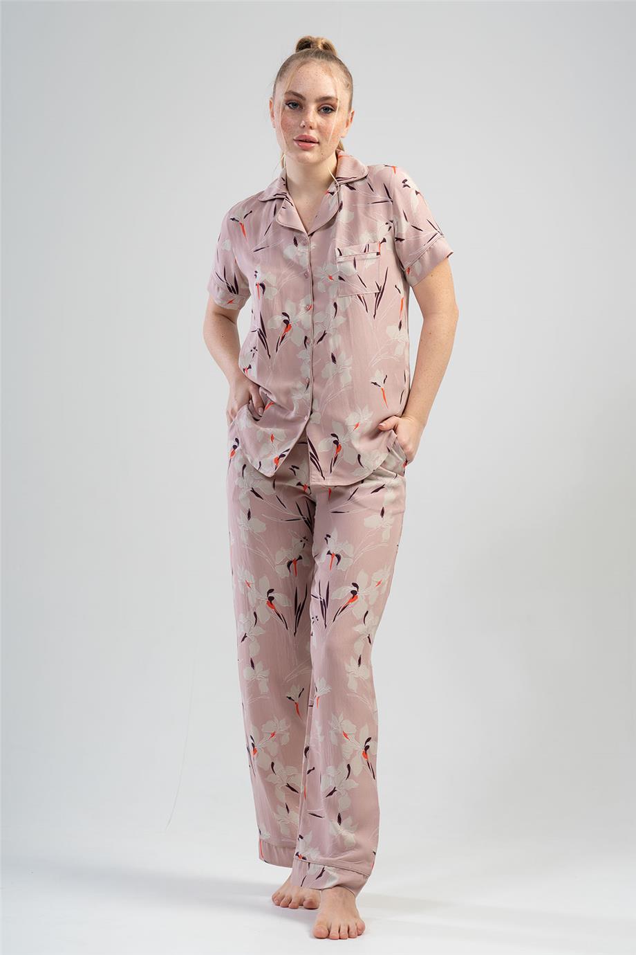 Vienetta Kadın Kısa Kollu Pijama Takımı