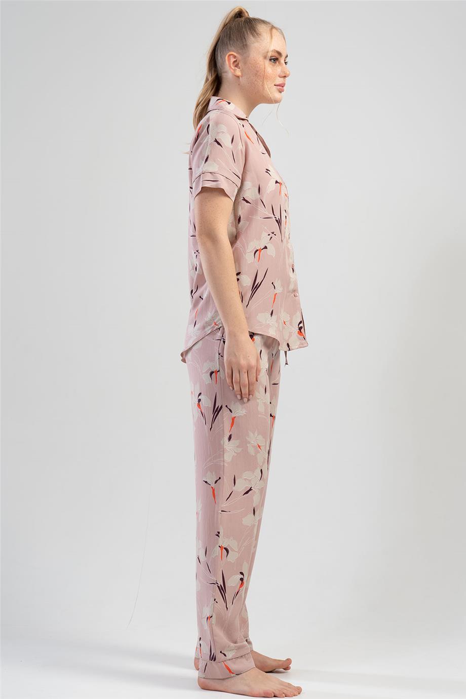 Vienetta Kadın Kısa Kollu Pijama Takımı