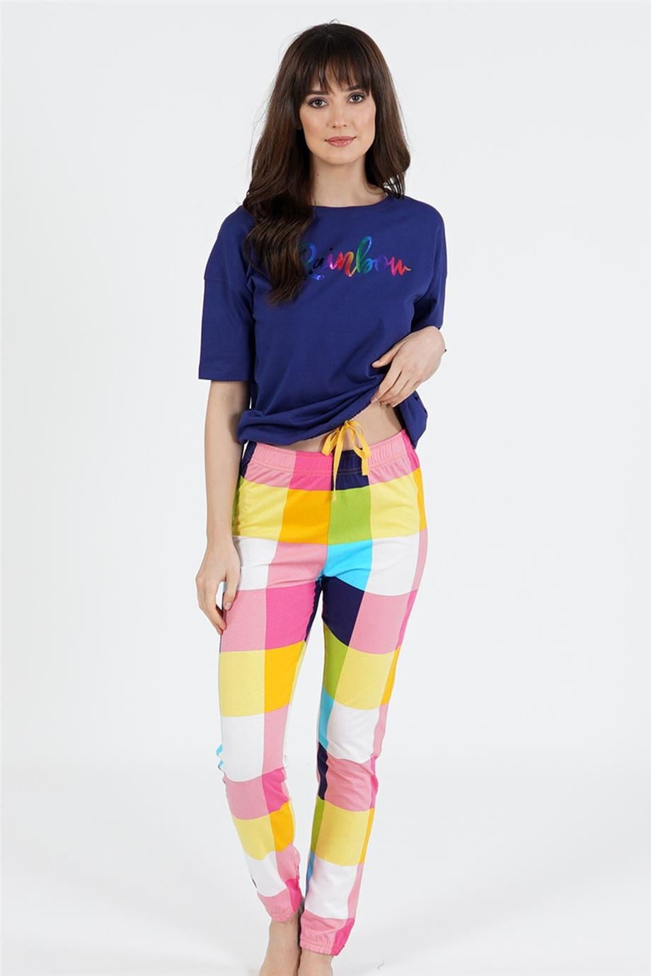 Vienetta Kadın Kısa Kollu Pijama Takımı
