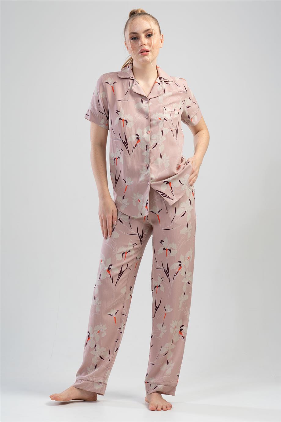 Vienetta Kadın Kısa Kollu Pijama Takımı