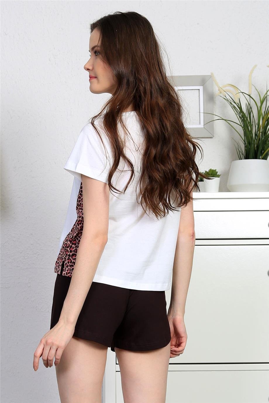 Vienetta Kadın Kısa Kollu Şortlu Pijama Takımı