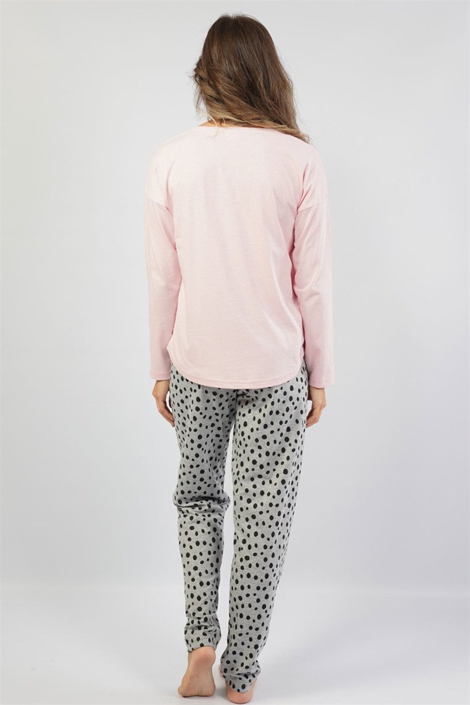 Vienetta Kadın (Pembe) Uzun Kollu Pijama Takımı 1053101962