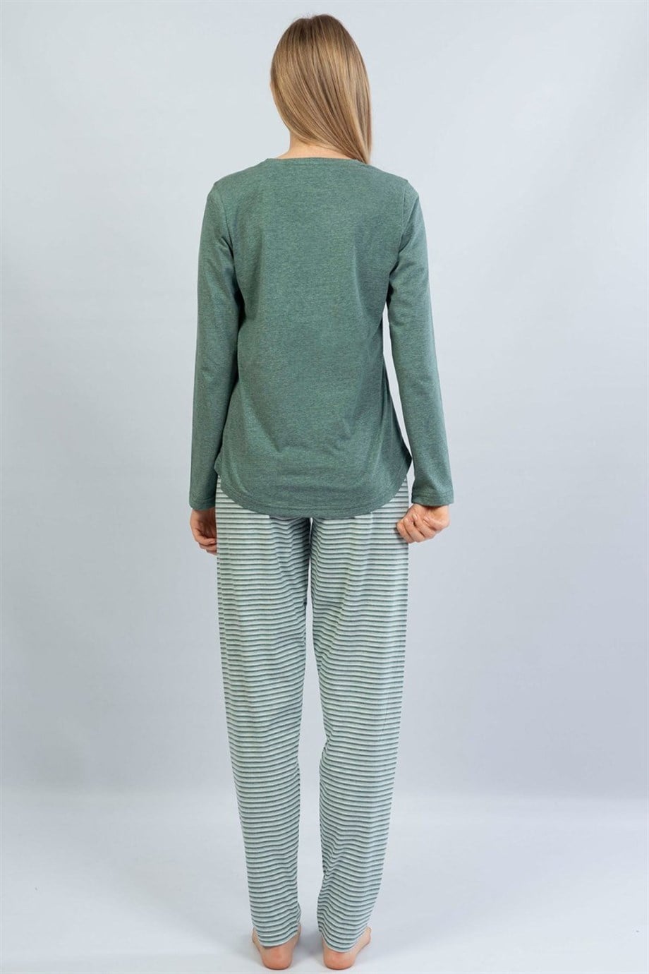 Vienetta Kadın (Yeşil) Uzun Kol Pijama Takımı 1061760000
