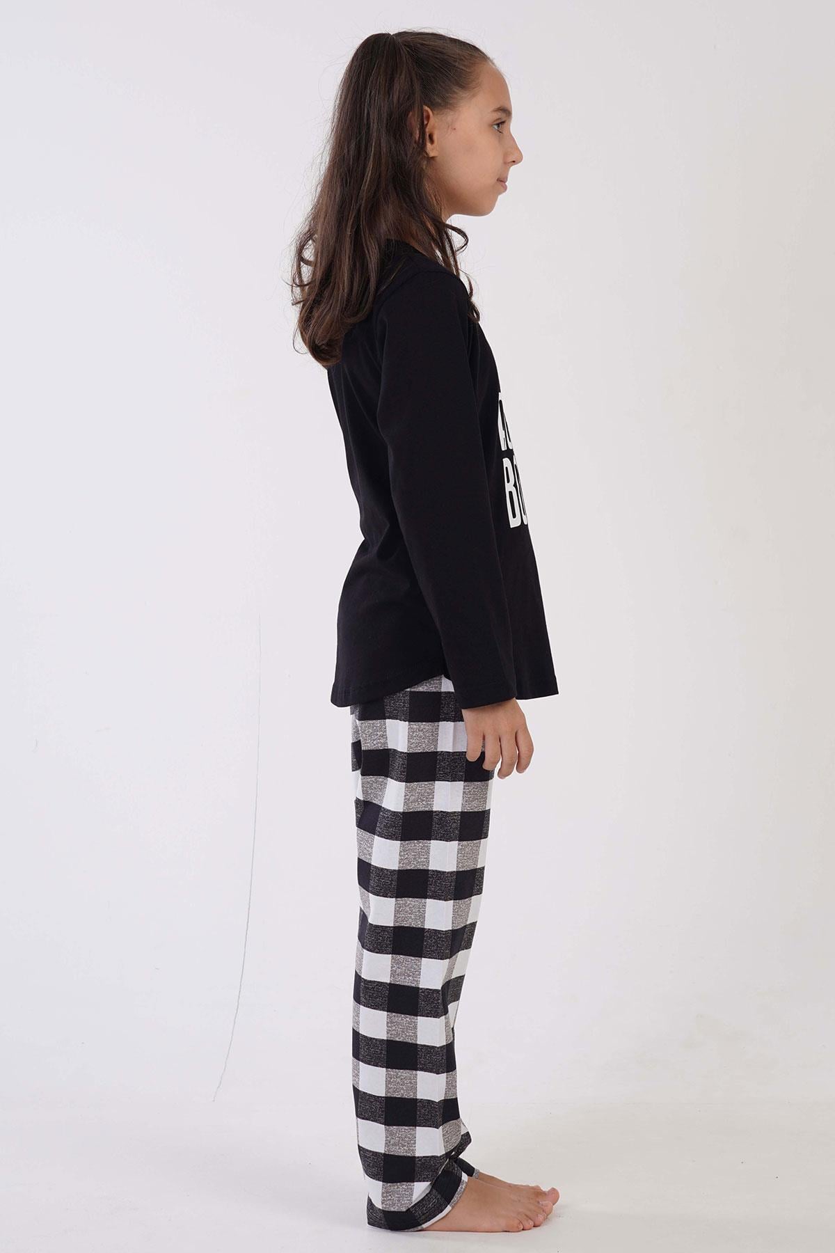 Vienetta Kids 3050843264 Kız Çocuk Uzun Kollu Pijama Takımı