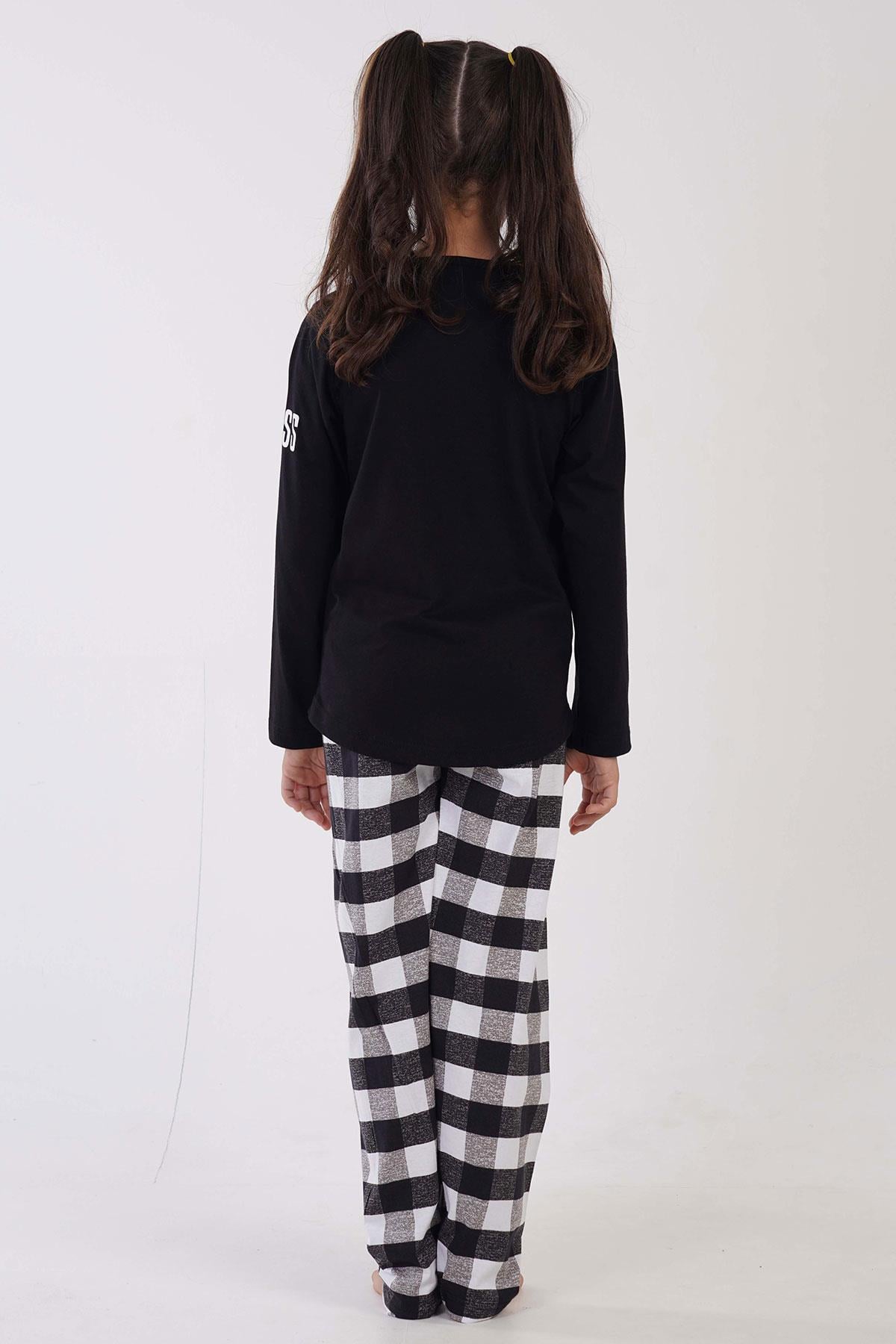 Vienetta Kids 3050843264 Kız Çocuk Uzun Kollu Pijama Takımı