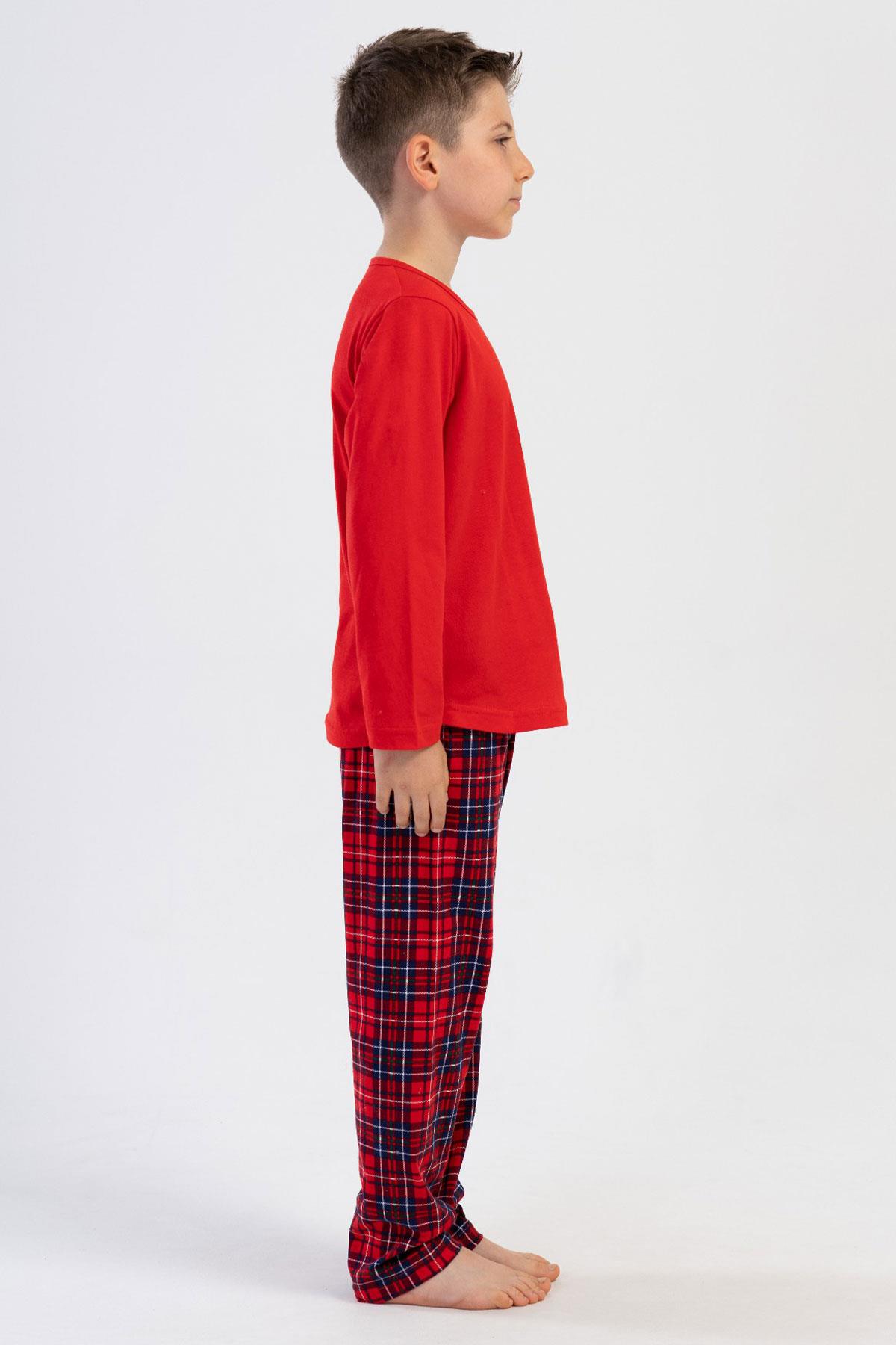 Vienetta Kids 4032103029 Erkek Çocuk Uzun Kollu Pijama Takımı