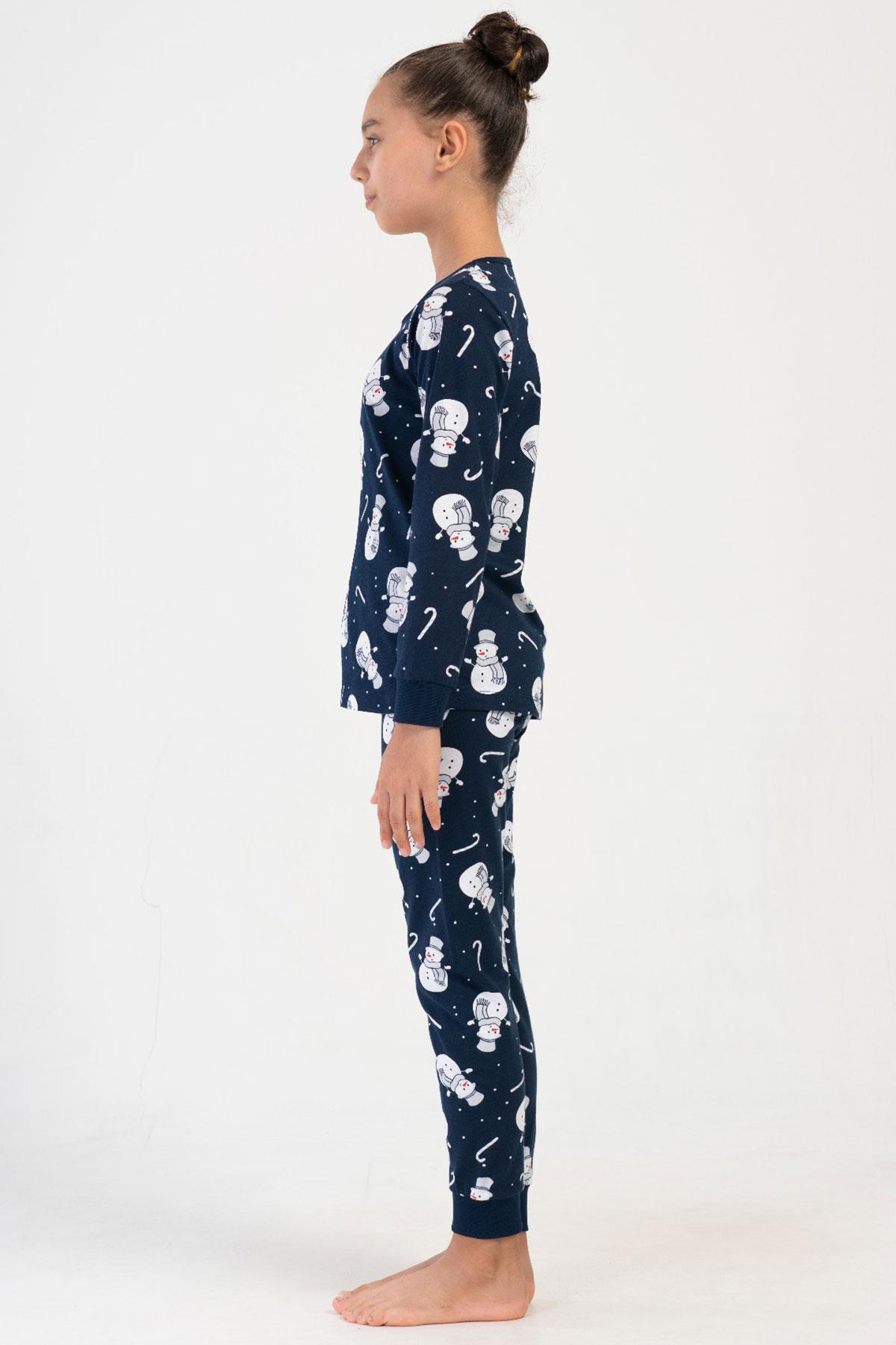 Vienetta Kids 4040473625 Kız Çocuk Uzun Kollu Pijama Takımı