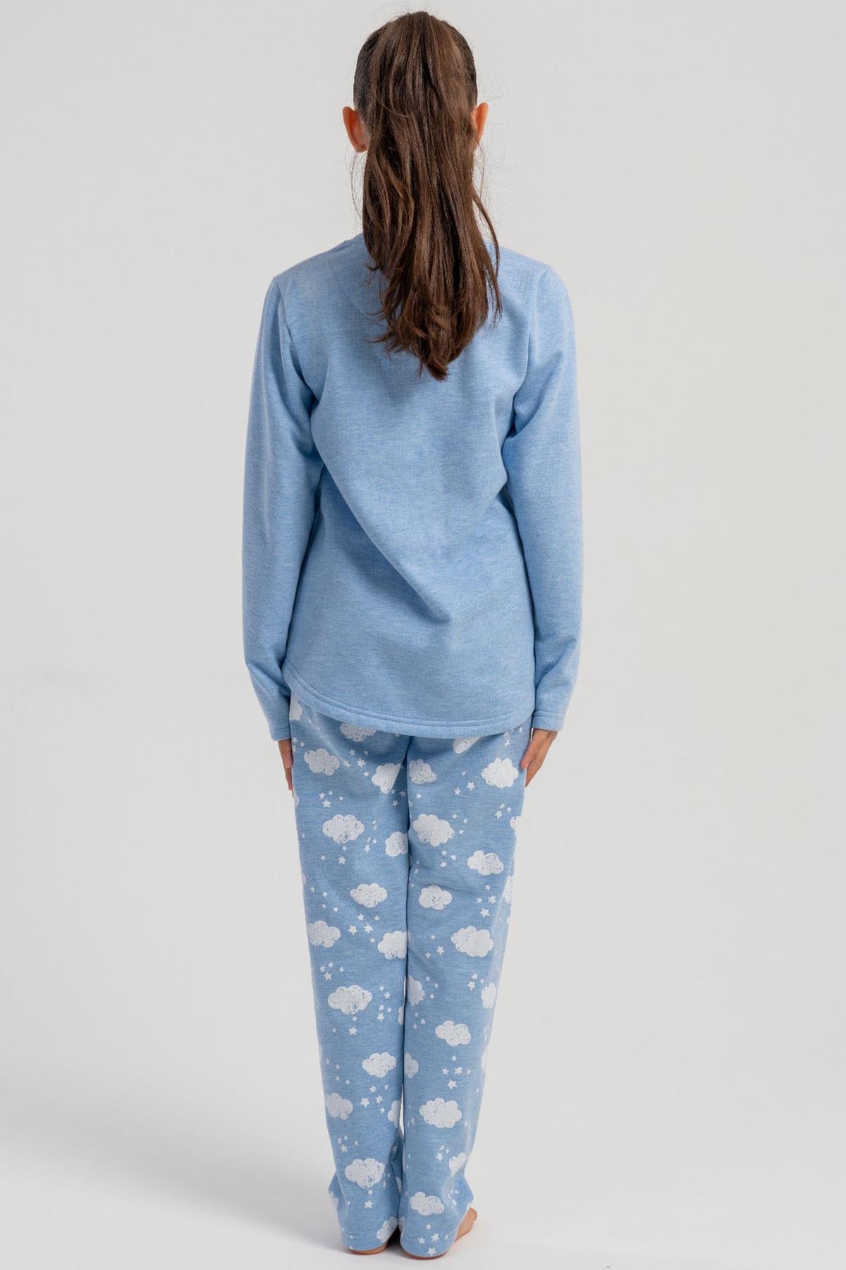 Vienetta Kids 5030891071 Kız Çocuk Uzun Kollu Pijama Takımı