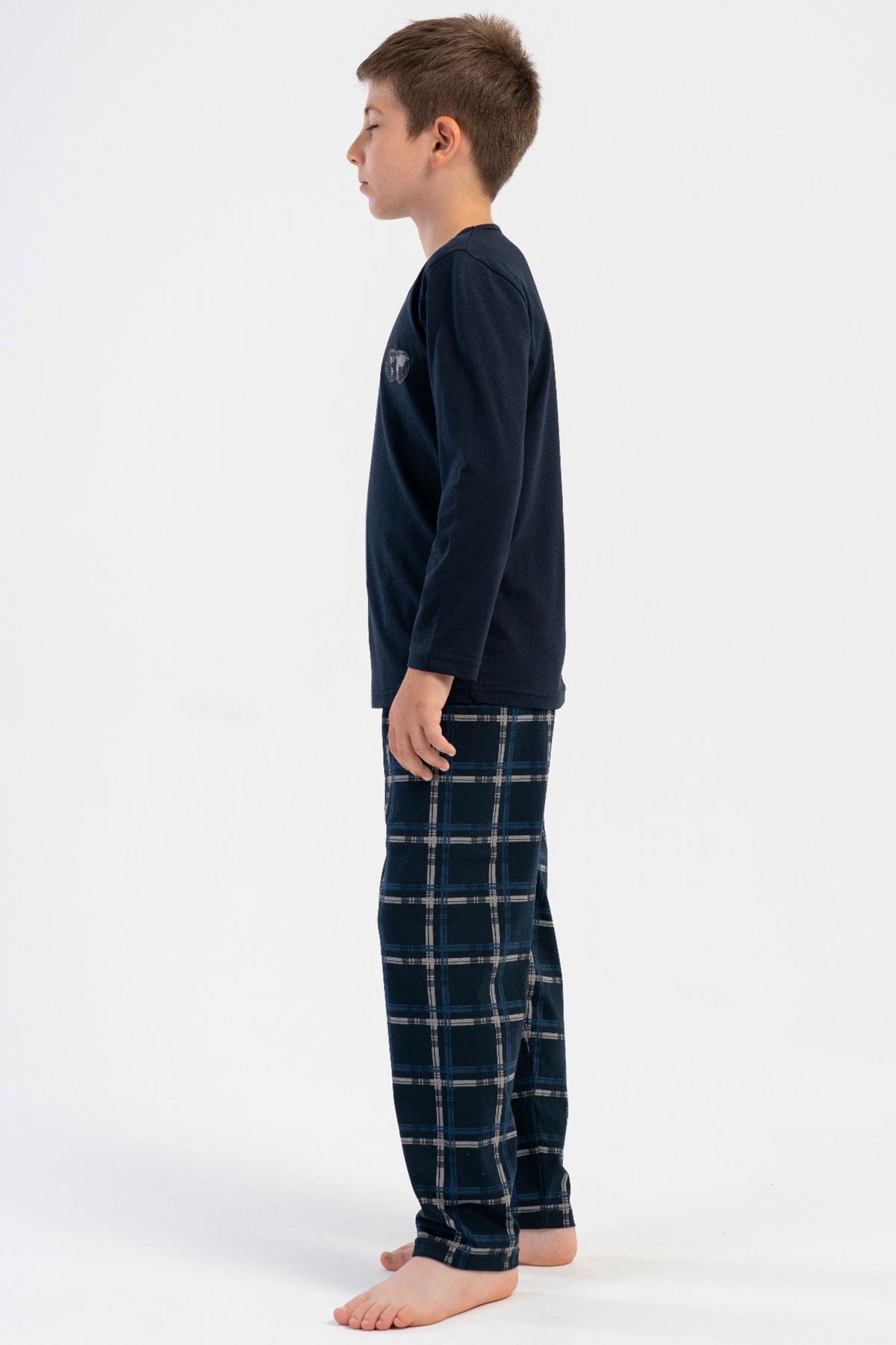 Vienetta Kids 5030980512 Erkek Çocuk Uzun Kollu Pijama Takımı
