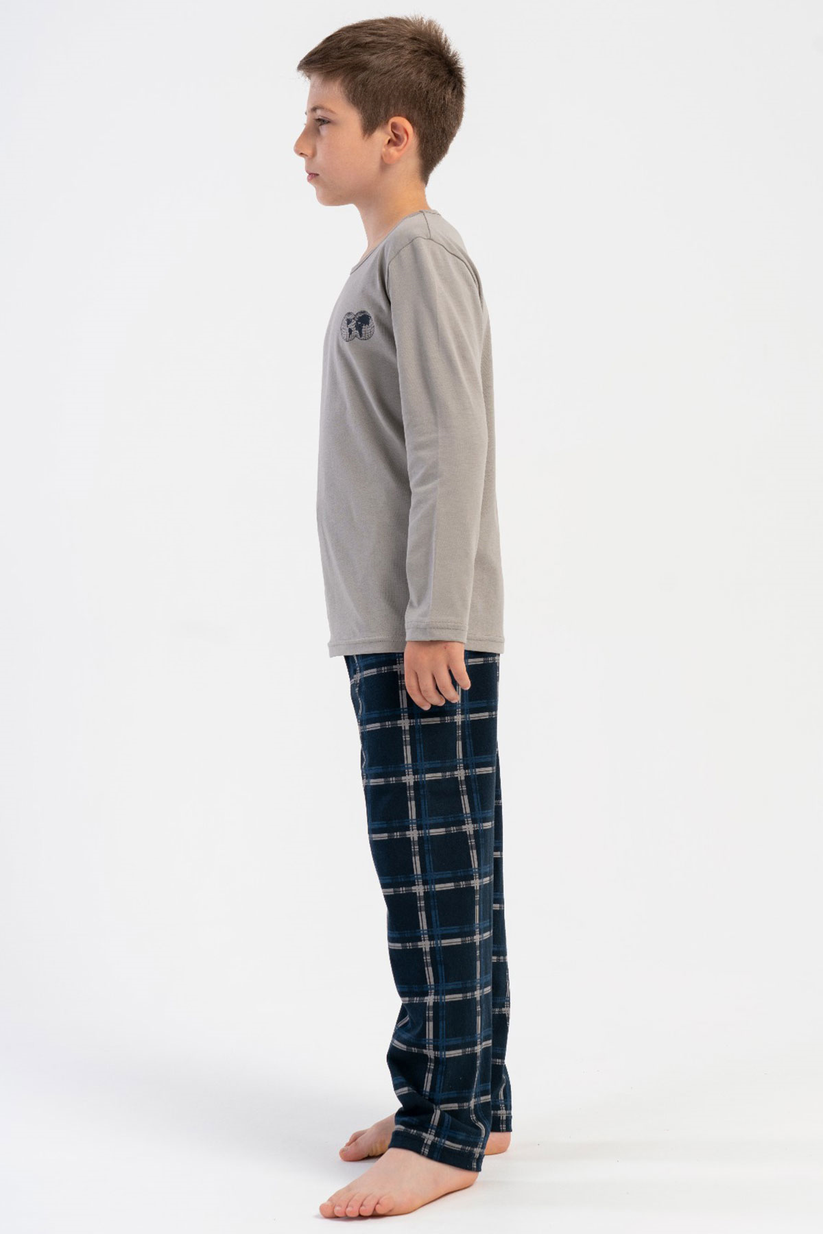 Vienetta Kids 5030980512 Erkek Çocuk Uzun Kollu Pijama Takımı