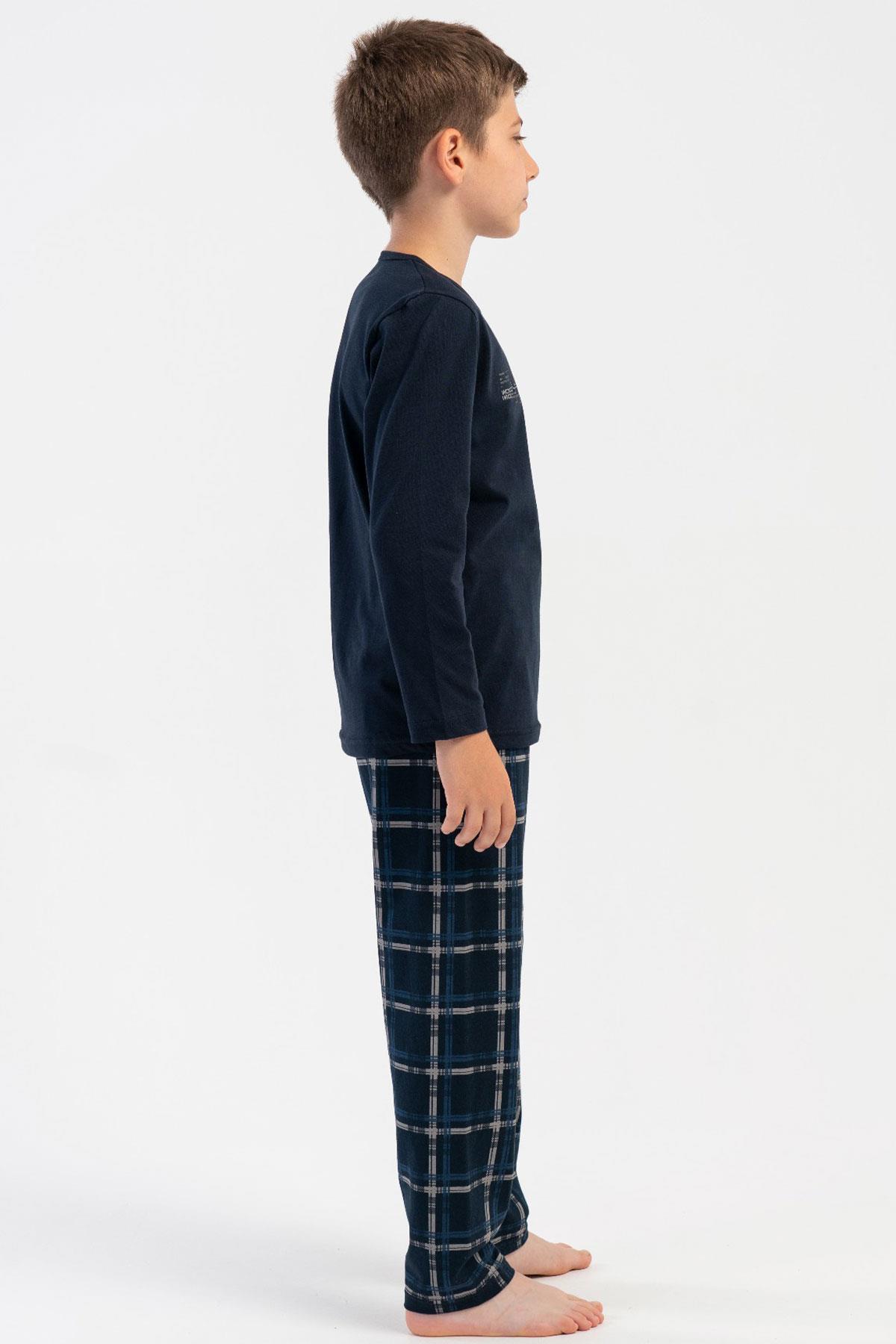 Vienetta Kids 5030980512 Erkek Çocuk Uzun Kollu Pijama Takımı