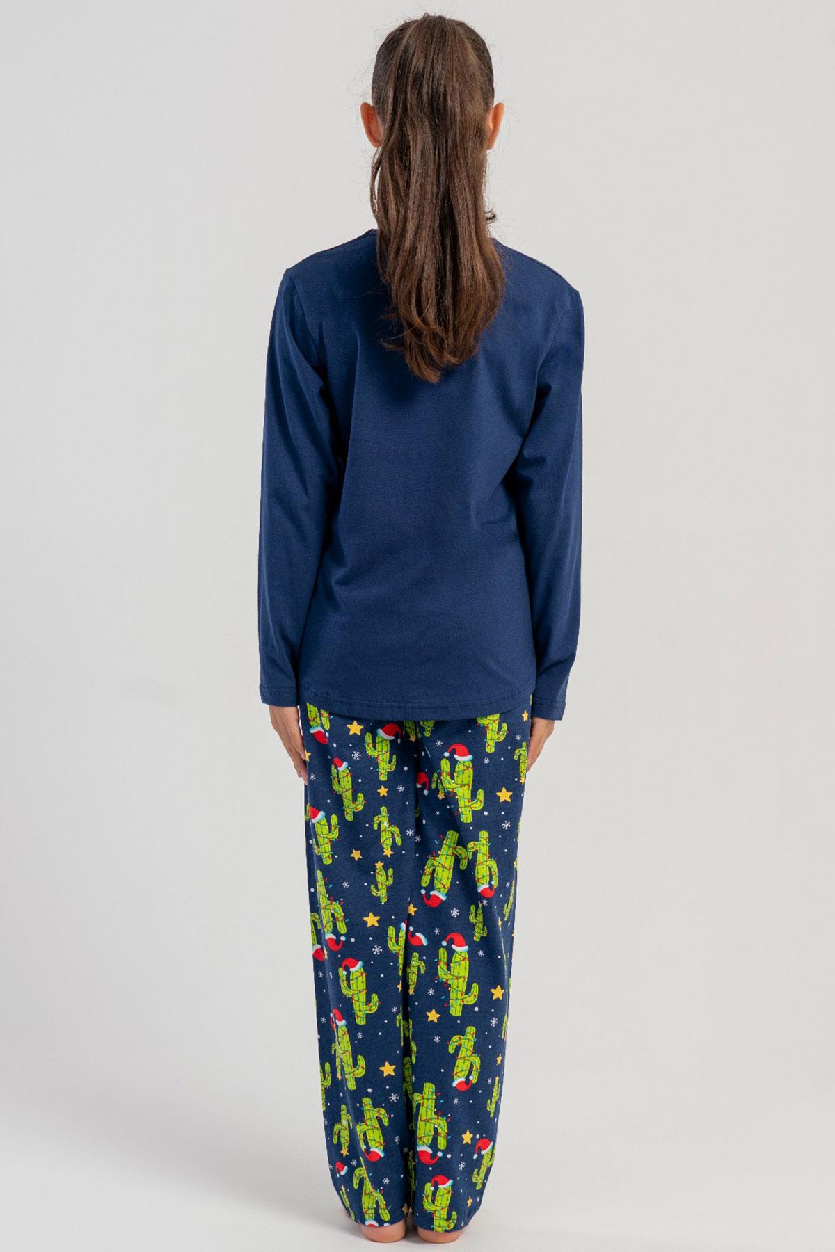 Vienetta Kids 5032752057 Kız Çocuk Uzun Kollu Pijama Takımı