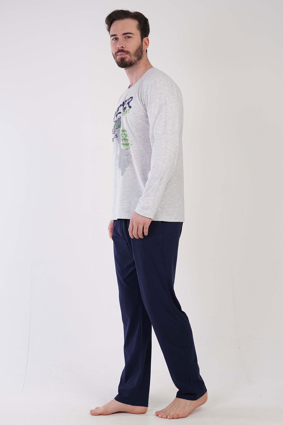 Vienetta Man 3060140000 Erkek Uzun Kollu Pijama Takımı