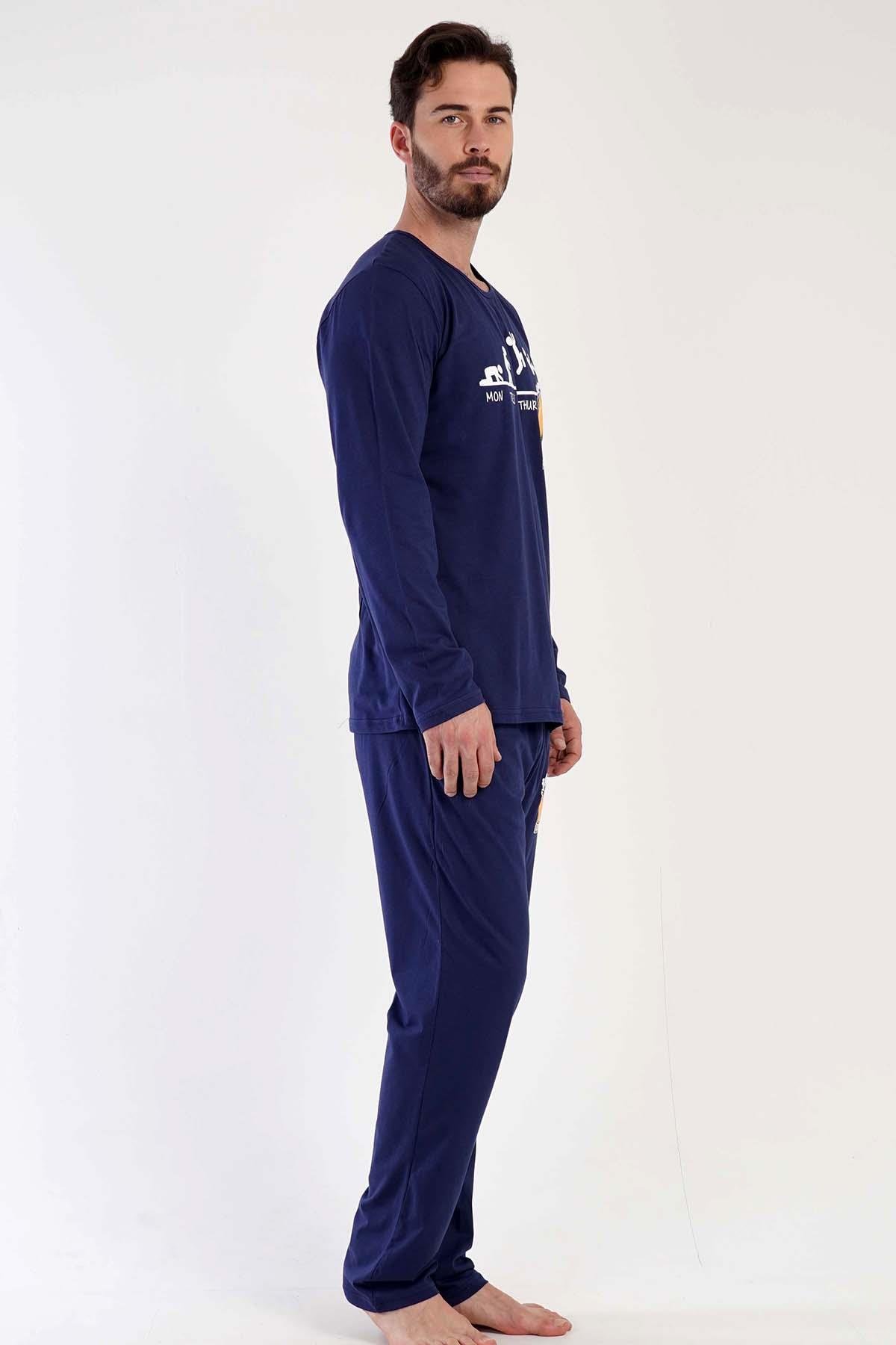 Vienetta Man 3060250000 Erkek Uzun Kollu Pijama Takımı