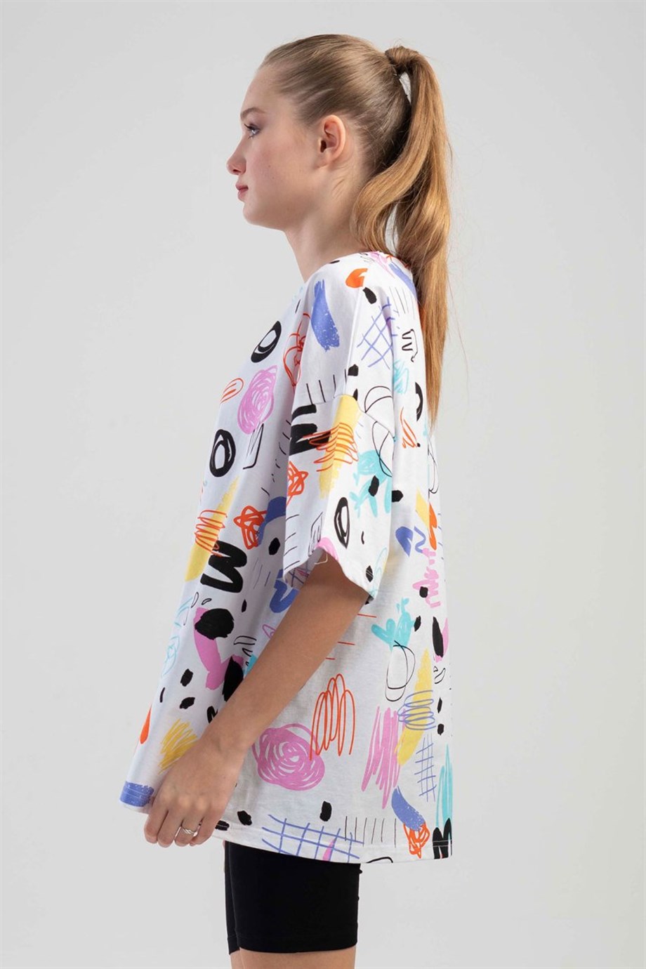 Vienetta (Siyah) Kadın Kısa Kollu Kaprili Pijama Takımı 1102046631