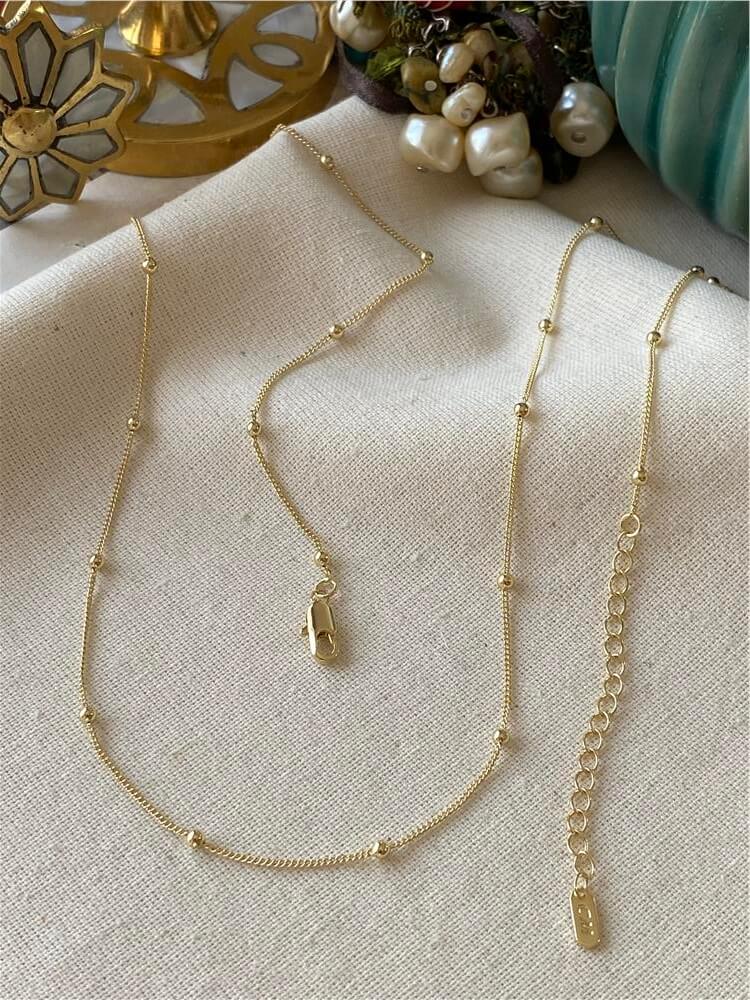 14K 60 cm Dorikalı Zincir