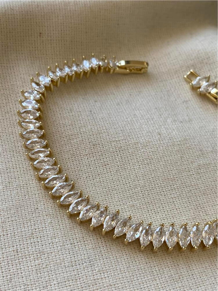 14K Arpa Model Suyolu Bileklik