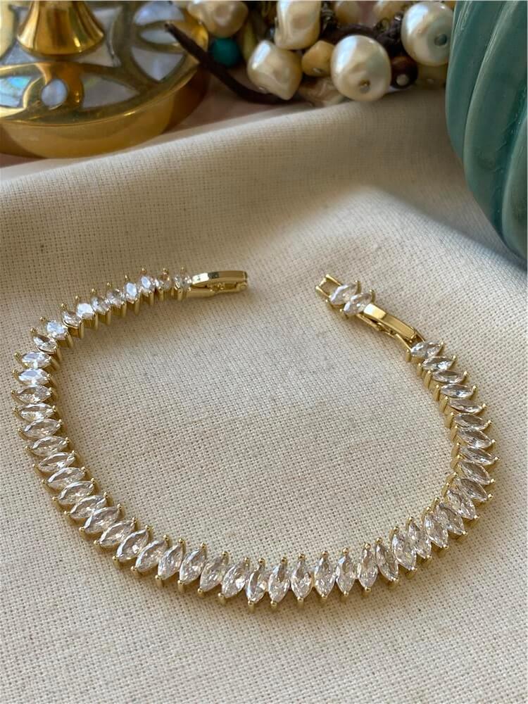 14K Arpa Model Suyolu Bileklik
