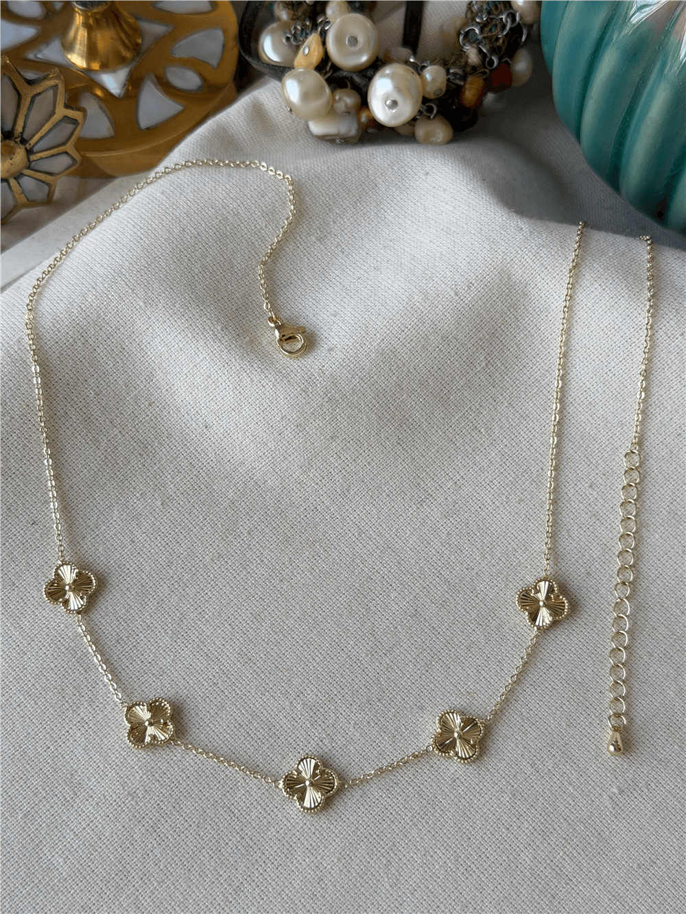 14K Cleef Kolye