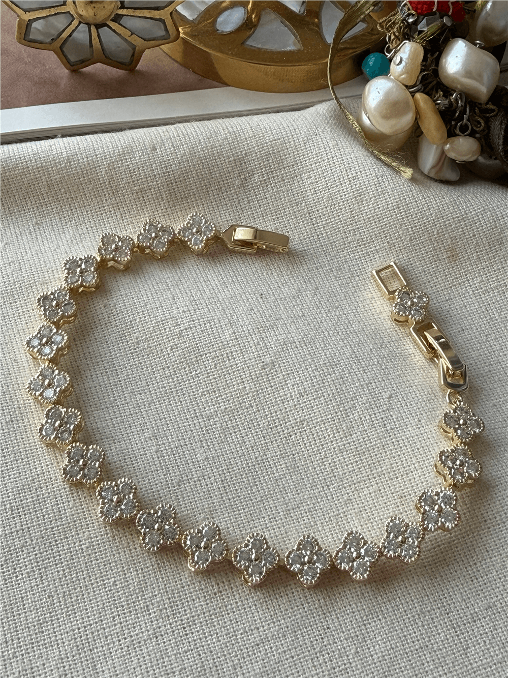 14K Cleef Model Bileklik