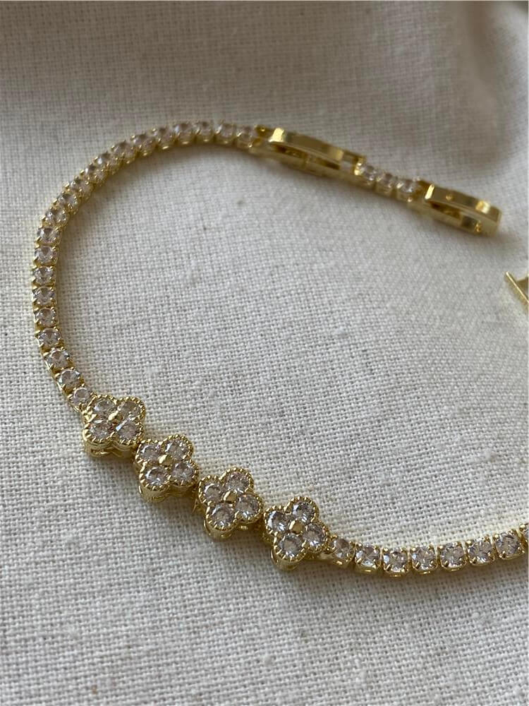 14K Cleef Model Suyolu Bileklik