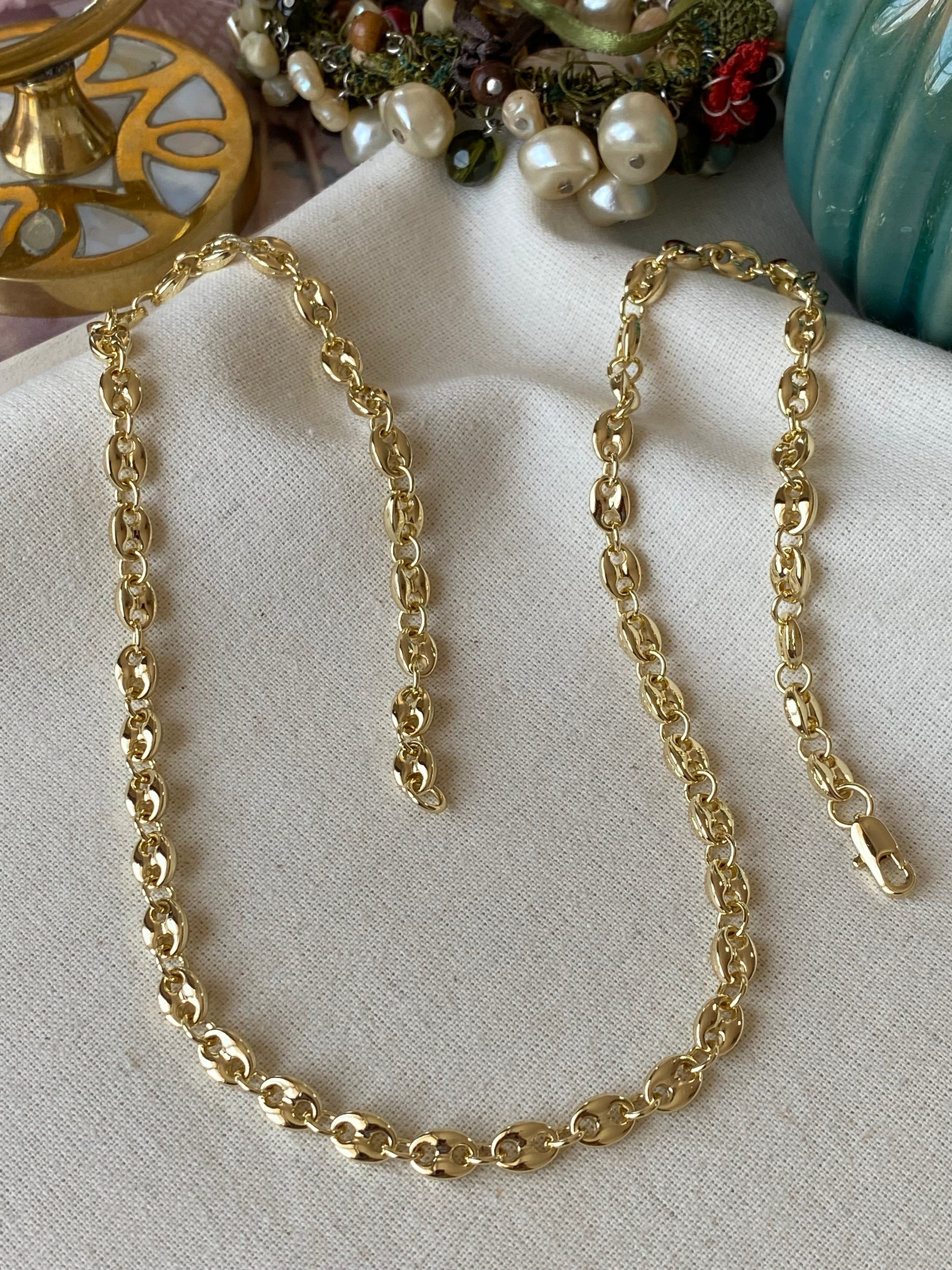 14K Düğme Model Zincir Kolye