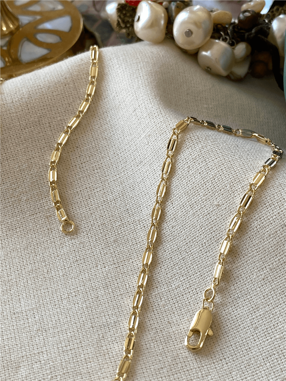 14K Kilit Model Zincir Kolye