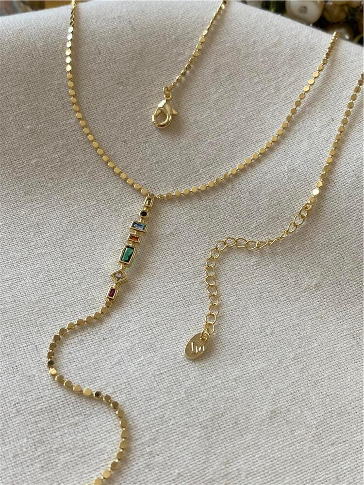 14K Minimal Element Y Model Kolye