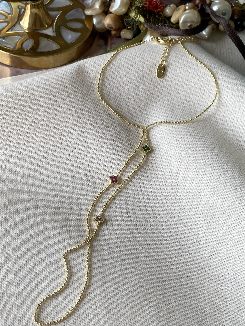 14K Renkli Cleef Model Şahmeran