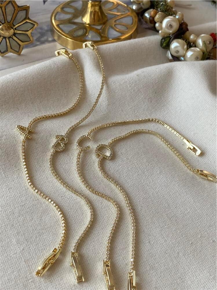 14K Suyolu Model Taşlı Harf Bileklik