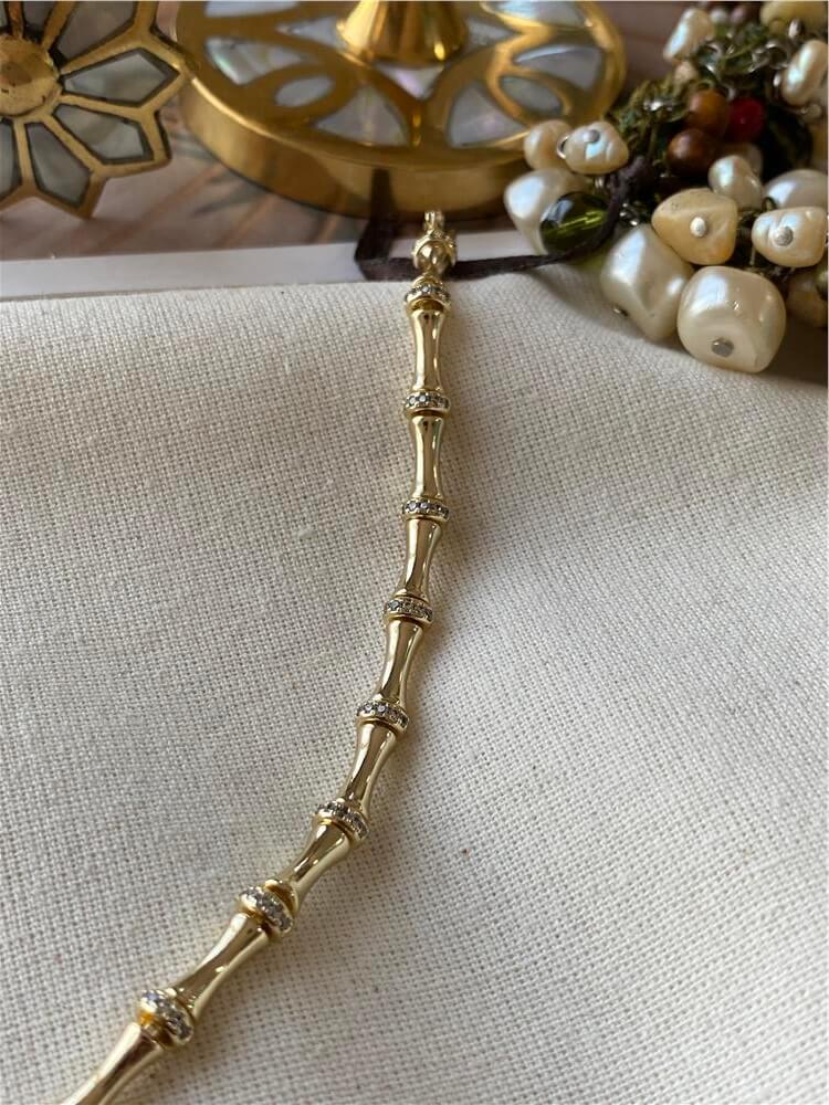 14K Taşlı Bone Bileklik