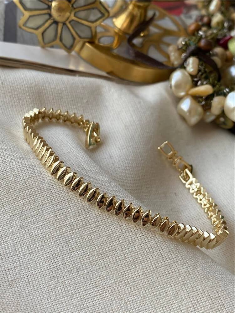 14K Zarif Arpa Bileklik
