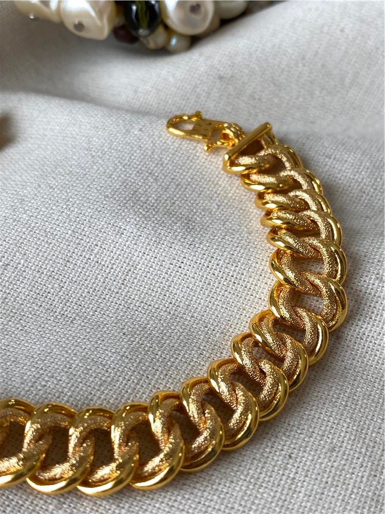 22 Ayar Geniş Örme Bileklik