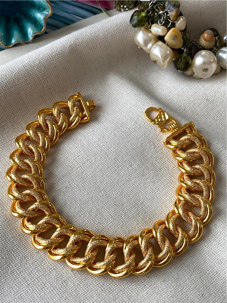 22 Ayar Geniş Örme Bileklik