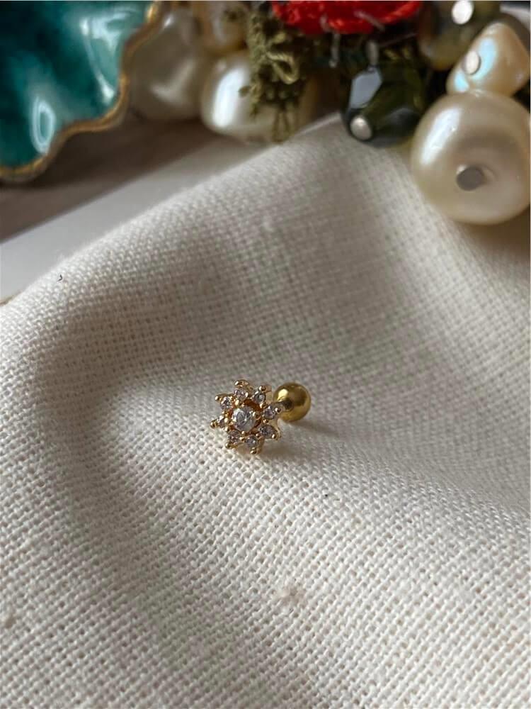 8 Köşeli Yıldız Piercing