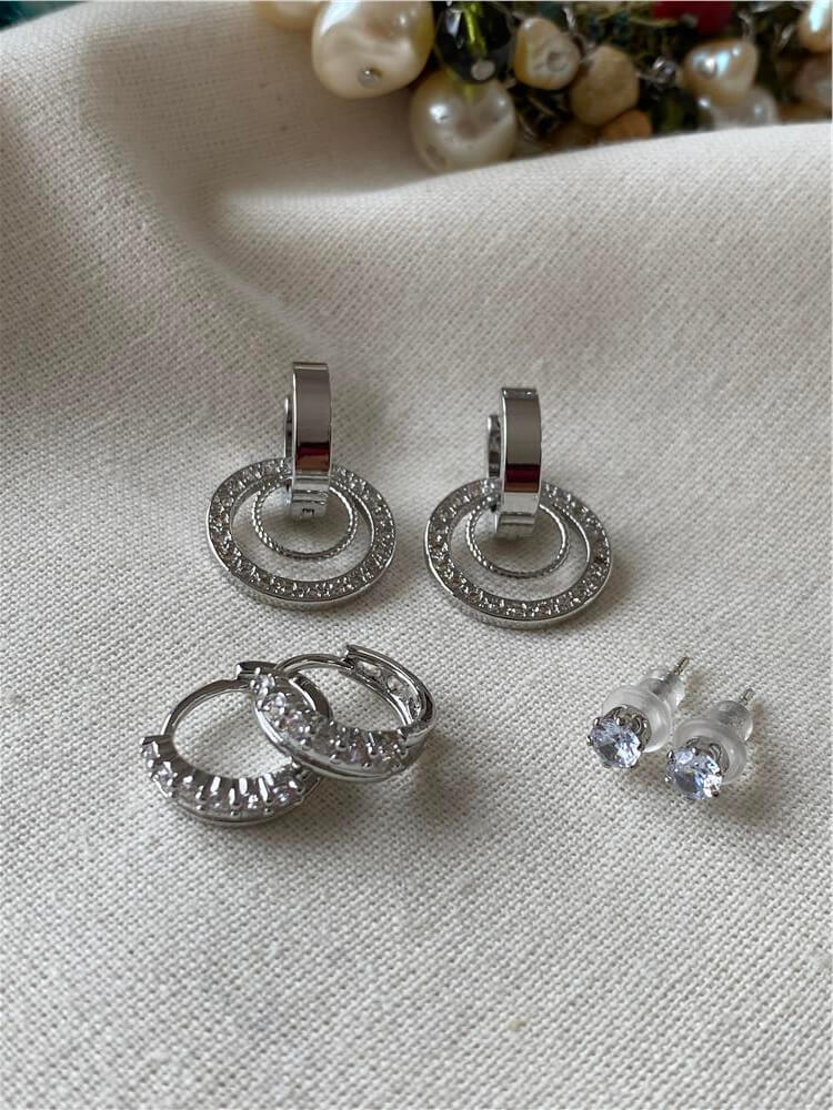 Altılı Rings Küpe Seti