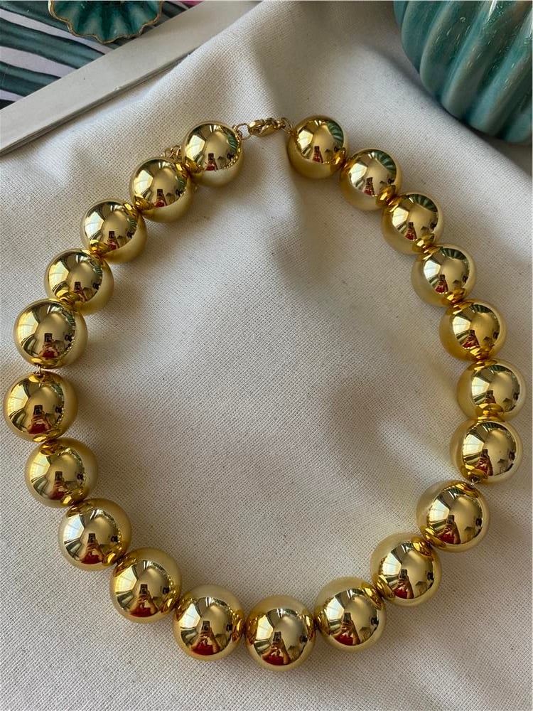 Big Golden Balls Kolye 