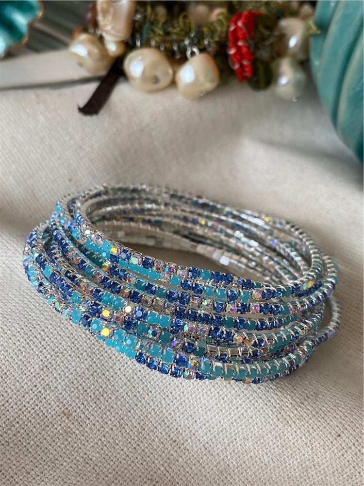 Blue Esnek Suyolu Bileklik