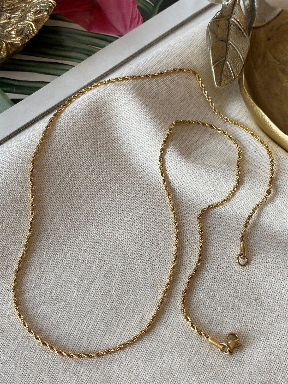 Çelik 3 mm 60 cm Burgu Zincir